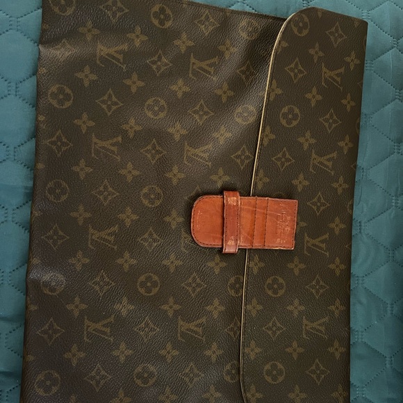 Louis Vuitton Brown Monogram document/laptop Bag - Picture 1 of 4